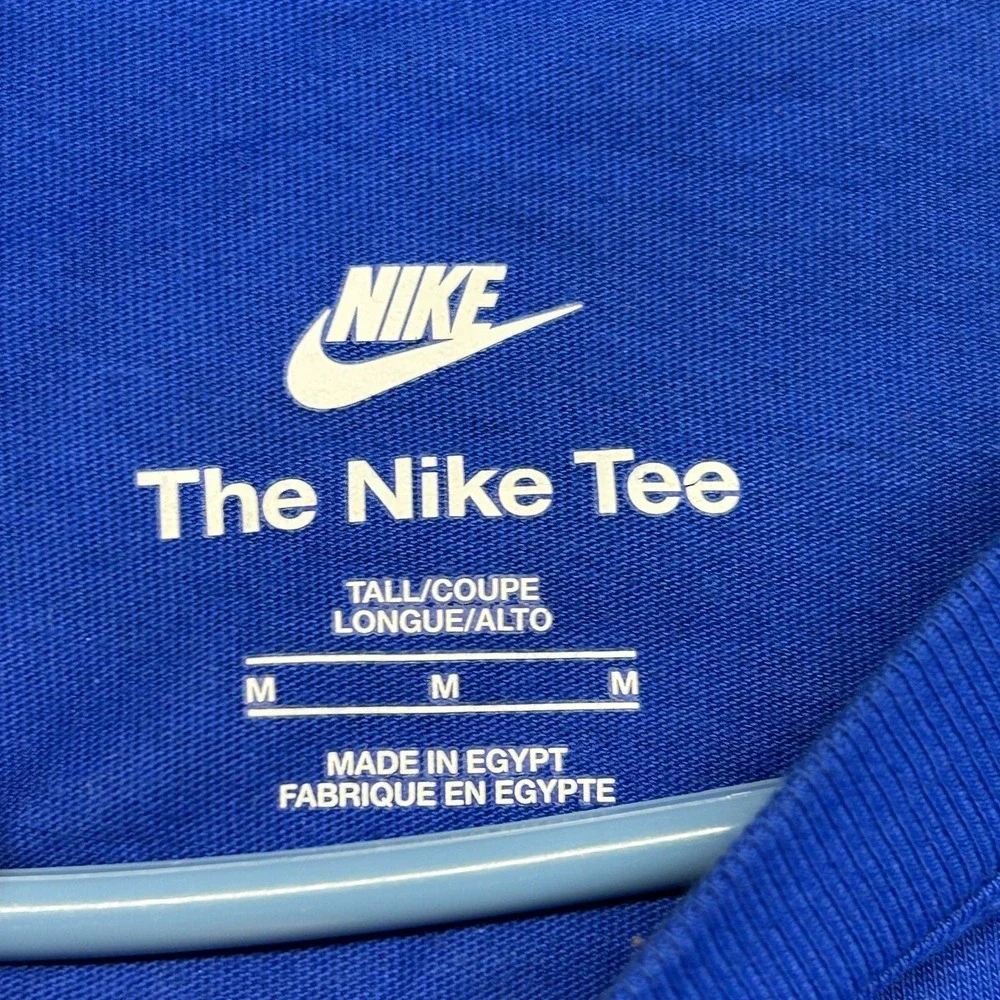 Nike Have A Nike Daze T Shirt Men's M TALL Long Sleeve Psychedelic Royal Blue - Picture 6 of 12